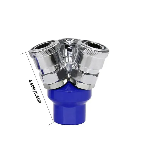 Pneumatic Connector For Air Compressor - SMV Round Two-way SMY Round Three-way Internal Thread Quick Connector - Pneumatic Tool