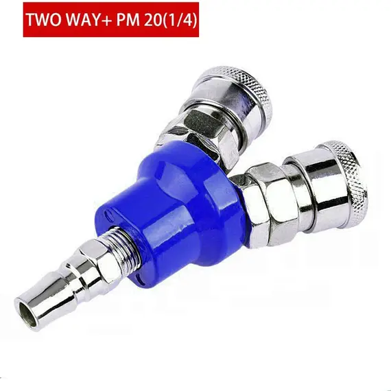 Pneumatic Connector For Air Compressor - SMV Round Two-way SMY Round Three-way Internal Thread Quick Connector - Pneumatic Tool