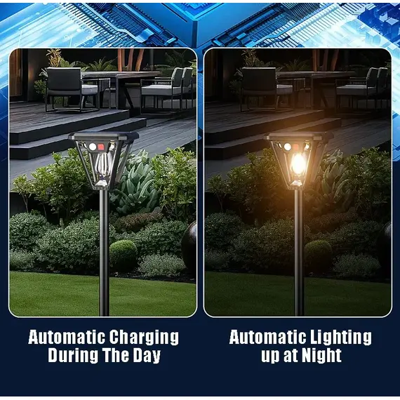 1/4 Pcs Solar Motion Sensor Light Outdoor Waterproof Lighting Dual Purpose Lawn Lamp and Wall Sconce for Garden or Porch