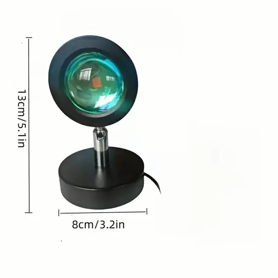 Sunset Atmosphere Lamp, Night Light, Bedside Lamp, Sunset Lamp for Photography, Bedroom Sunset Lamp, Projection of Sunset Lamp