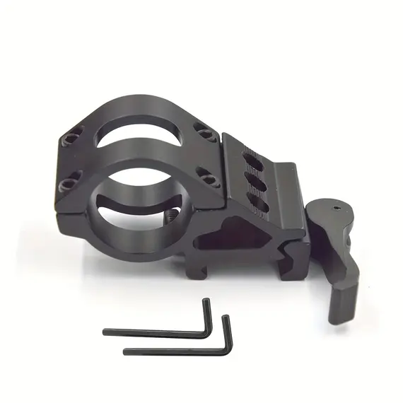 25/30mm Mounts Rapid Release 20mm Rail Install Holder Mounting Bracket Tube Clamp Universal Tactical Flashlight Hunting Light