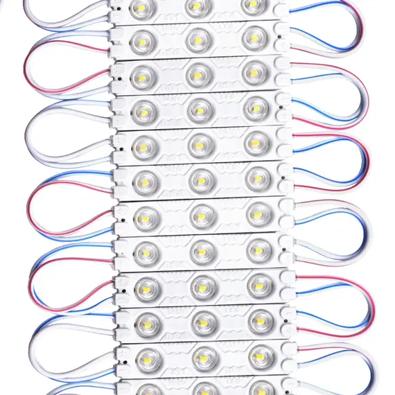 200pcs DC12V 2835 3LED Module Injection Outdoor Waterproof IP67 Strip Light for Shop Signboard Advertisement Sign Letter Decor