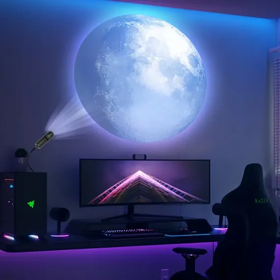 1/3/6/10 Projection Patterns LED Planet Projector Light  Rotates 360 Degrees Earth,Mercury,Mars Saturn for Gift,Room Decoration