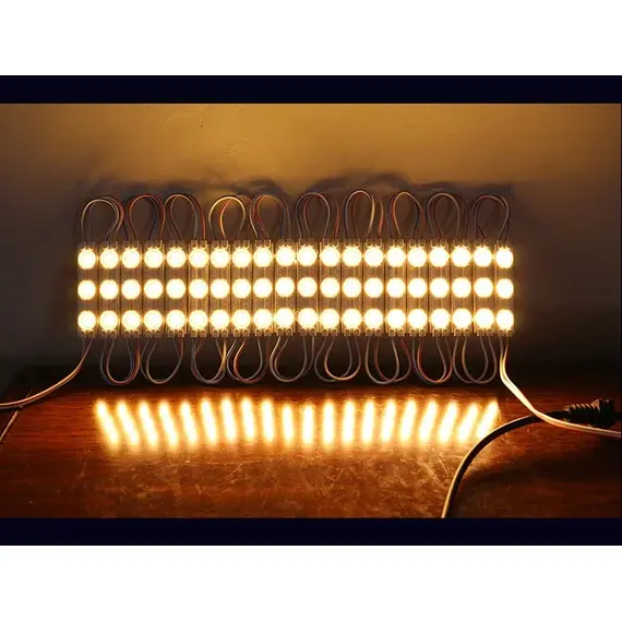 200pcs DC12V 2835 3LED Module Injection Outdoor Waterproof IP67 Strip Light for Shop Signboard Advertisement Sign Letter Decor