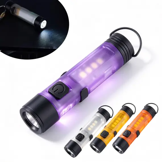 Gopeak Pocket Mini Flashlight Outdoor Key Clip Cap Ambient Led Long Endurance Disaster Relief Emergency 5050 Small Light