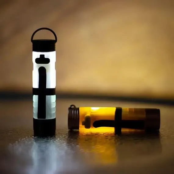 Gopeak Pocket Mini Flashlight Outdoor Key Clip Cap Ambient Led Long Endurance Disaster Relief Emergency 5050 Small Light