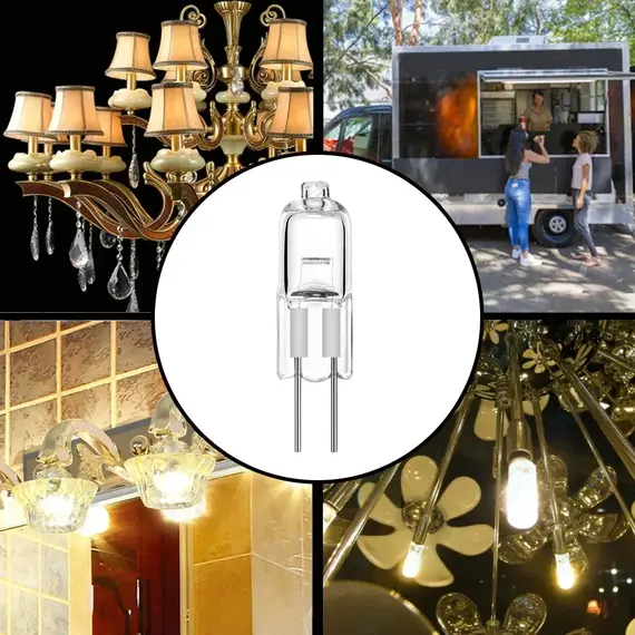 1/5/10/20pcs Halogen Bulb JC Bi-Pin LED Warm White Replace LED Capsule Lamp Halogen Bulbs Light G4 12V 5W 10W 20W 35W 50W﻿