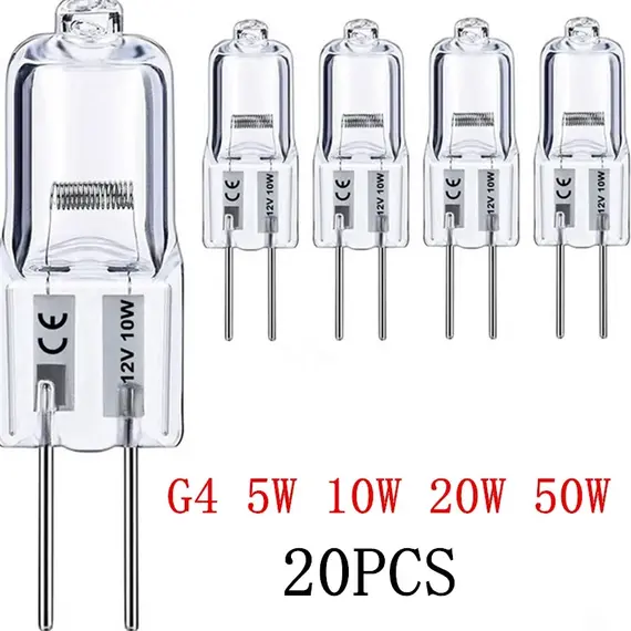 1/5/10/20pcs Halogen Bulb JC Bi-Pin LED Warm White Replace LED Capsule Lamp Halogen Bulbs Light G4 12V 5W 10W 20W 35W 50W﻿