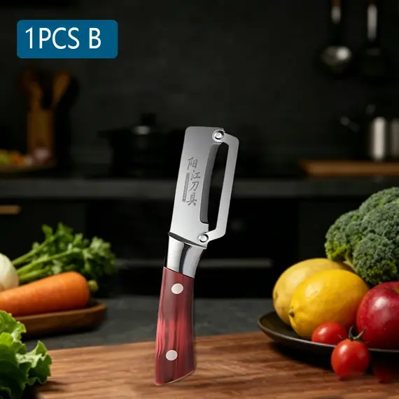 WXCOO MultiFunction Peeler Kitchen Stainless Steel Vegetable Peeler Fruit Knife 2-in-1 Bottle Opener Kitchen-Specific Peeler