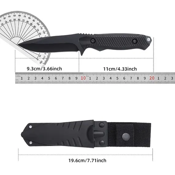 Black Blade Fruit Knife, High-End Multi-Function Knife, Western Knife, Steak Knife, Barbecue Knife, Peeling Knife