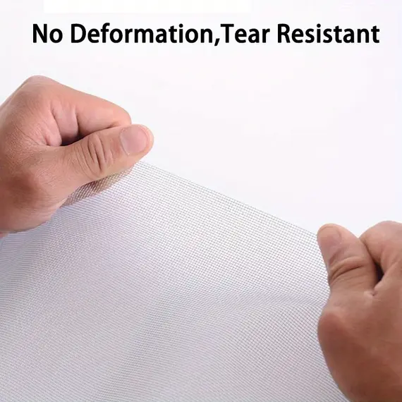 Large Mesh Screen - Mosquito and Insect Protection, Breathable Ventilation, Suitable for Windows, Doors, and Balconies
