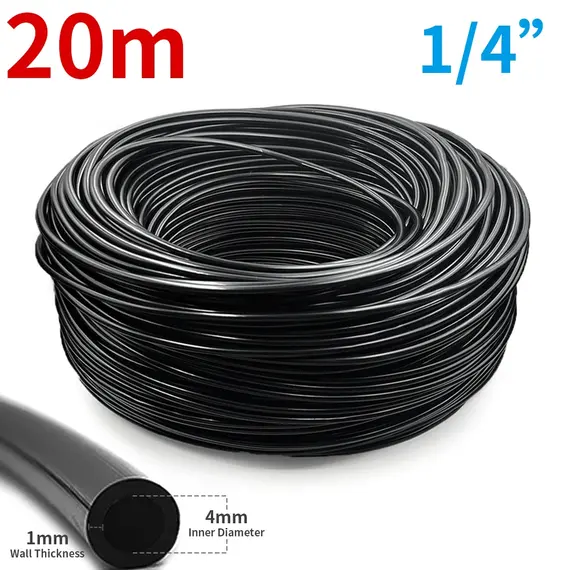 50pcs Barbed Connectors Irrigation Fittings Drip Irrigation Barbed Connectors 4/7mm Tubing Fittings for Flower Pot Garden Lawn 5
