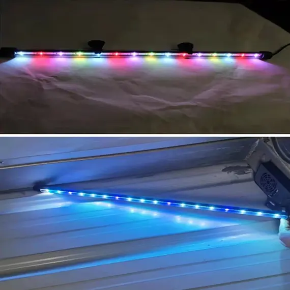 18-58cm USB Plug Aquarium Light LED Waterproof Fish Tank Light Underwater Lighting Submersible Lamp Plant Grow Lamp 110-240V