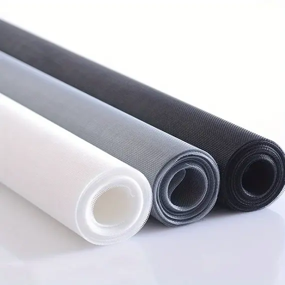 Large Mesh Screen - Mosquito and Insect Protection, Breathable Ventilation, Suitable for Windows, Doors, and Balconies