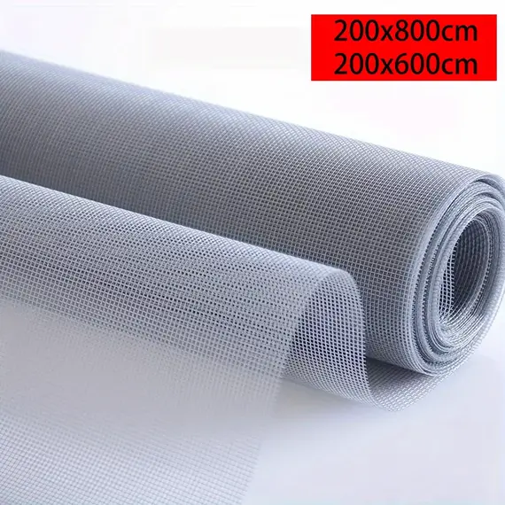 Large Mesh Screen - Mosquito and Insect Protection, Breathable Ventilation, Suitable for Windows, Doors, and Balconies