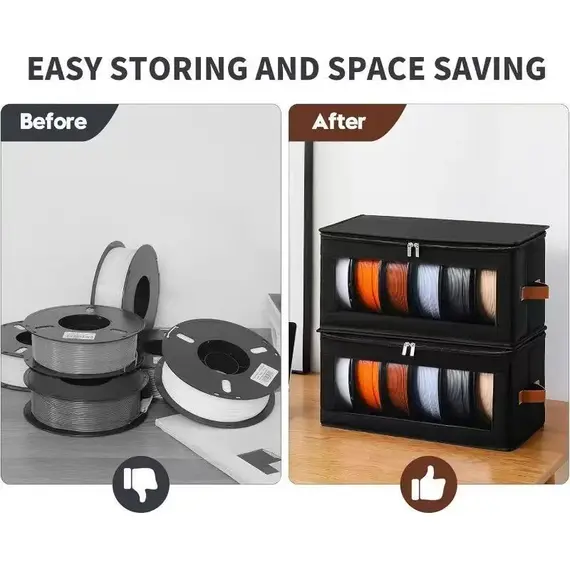 1/4PCS 3D Printer Filament Storage Bag Filament Storage Bag Cover 3D Printing Accessories Holder Rack for Home Office Workshop