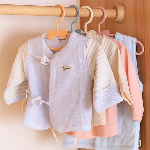 5-50Pcs Baby Hangers Plastic Kids Clothes Storage Hanger for Nursery Children Hangers Toddler Infant Portable Coats Home Rack