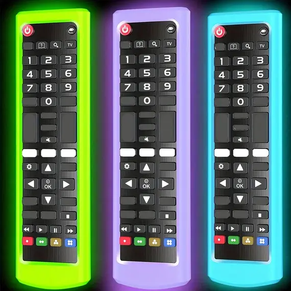 Luminous Silicone Remote Cover for LG AKB Series - Durable, Non-Slip Grip Protector Case - Stylish Accessory for TV, Recorder