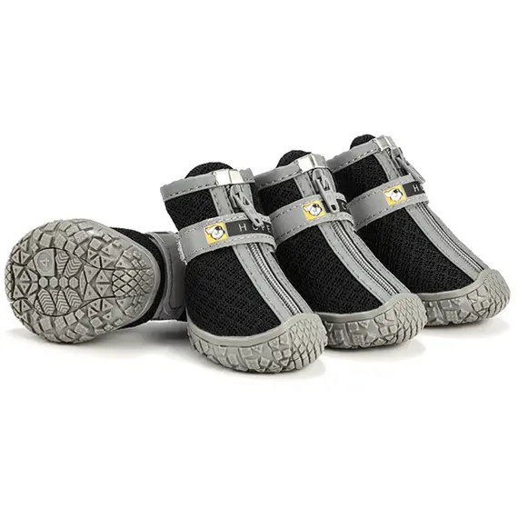 Dog Shoes Non-Slip Soles Thick Plush Protection Paw Pet Shoes Warm For Dog Non-Slip Dog Shoes Breathable Climbing Pets Booties