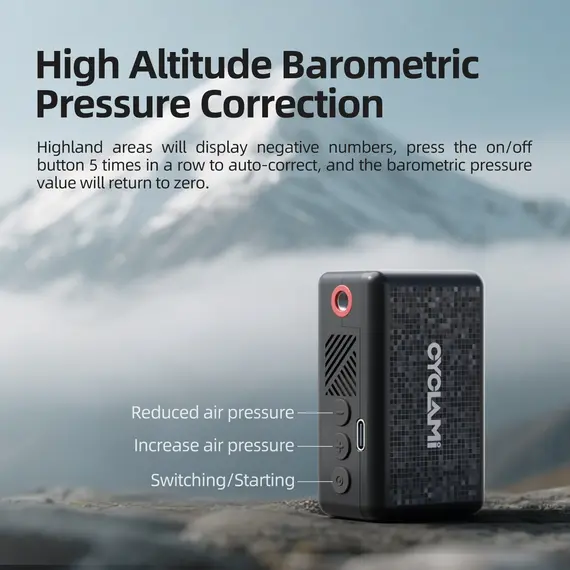 130 PSI CYCLAMI AM6 Automatic Air Pump Portable Pocket Electric Inflator Tire Pressure Display Tire Inflator MTB Road Bike FV AV