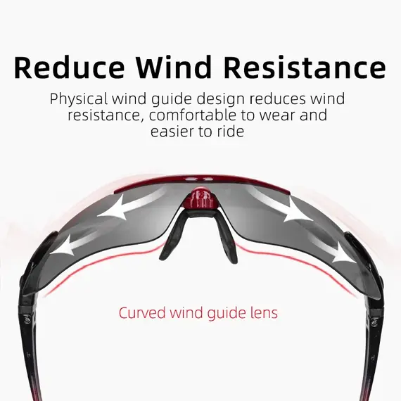 ROCKBROS Cycling Polarized glasses Bike Outdoor Sports Sunglasses MTB Road PC Goggles Eyewear Glasses 5/3 Lens Bicycle Accessory