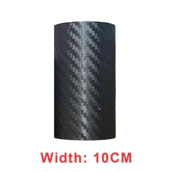 3D Carbon Fiber Bicycle Car Stickers MTB Road Bike Frame Protection Sticker Tapes Auto Door Sill Side Mirror Anti Scratch Tape