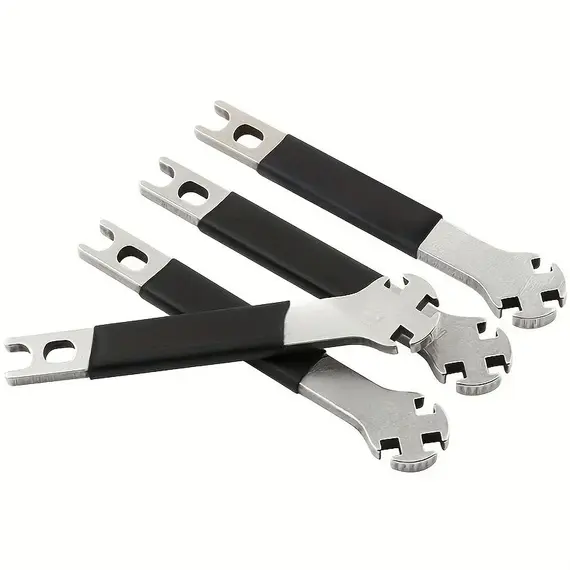 1 Pc Stainless Steel Bicycle Spoke Wrench Multiple Adjustment Tool for Mountain Bike Wheel Spokes Correction and Replacement