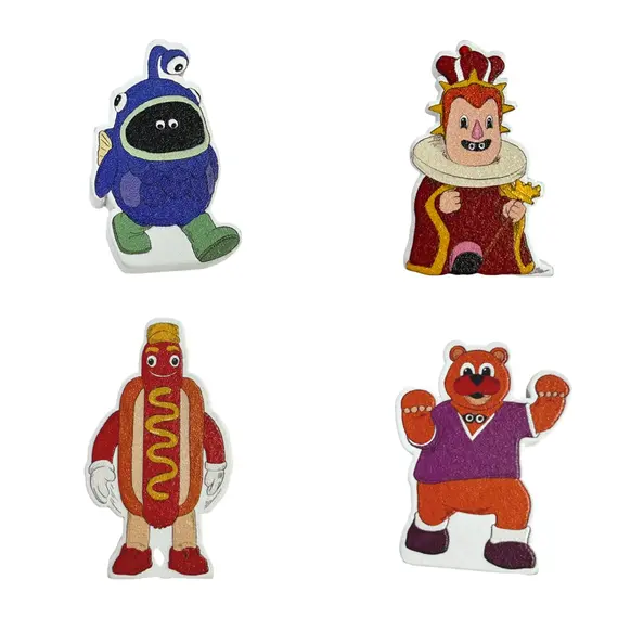 Magical Athlete Board Game DIY Expansion - Hot Streaker Tokens: 4 Wooden Tokens + 4 Cards - Base Game Required