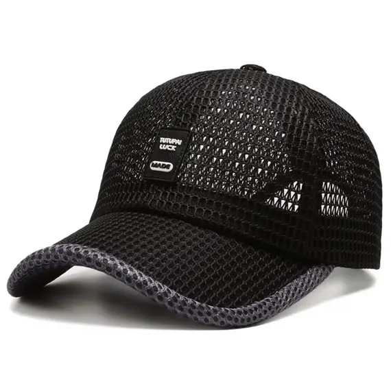 Summer Baseball Cap UV Protection Sun Visors Hat Breathable Mesh Outdoor Hiking Fishing Cap Adjustable Snapback Sun Cap Hat