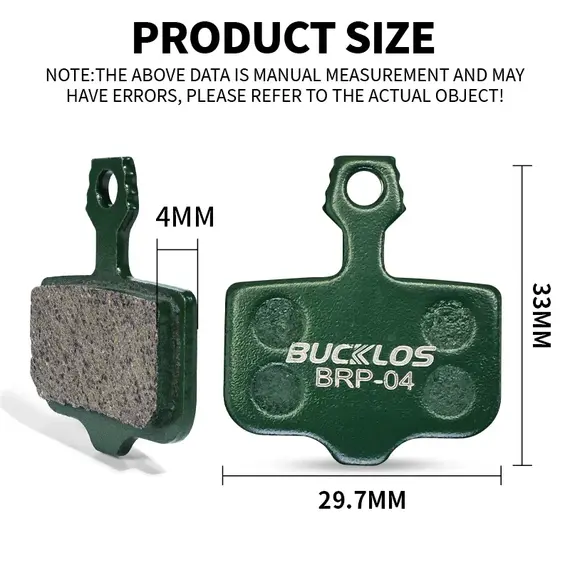 BUCKLOS Ceramic Hydarulic Disc Brake Pads For SRAM AVID ELIXIR 1/2/4/6/8/10Pair MTB Brake Pad Wear-resistant Disc Brake Pads