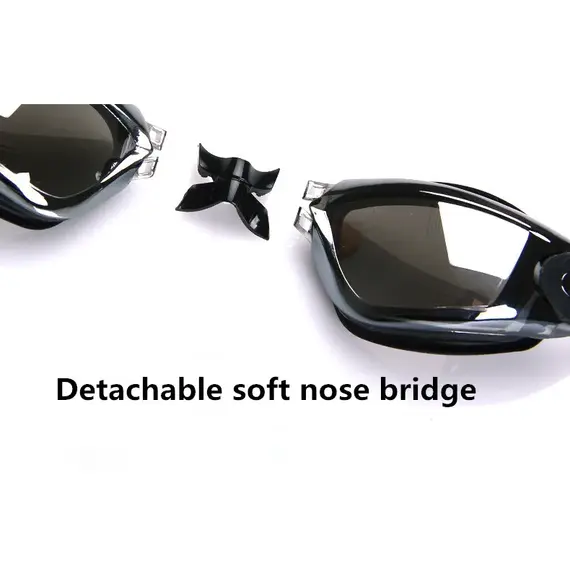 Swimming Goggles Adult Pool Glasses Anti Fog Men Women UV Protection Optical Waterproof Swim Eyewear with Earplugs