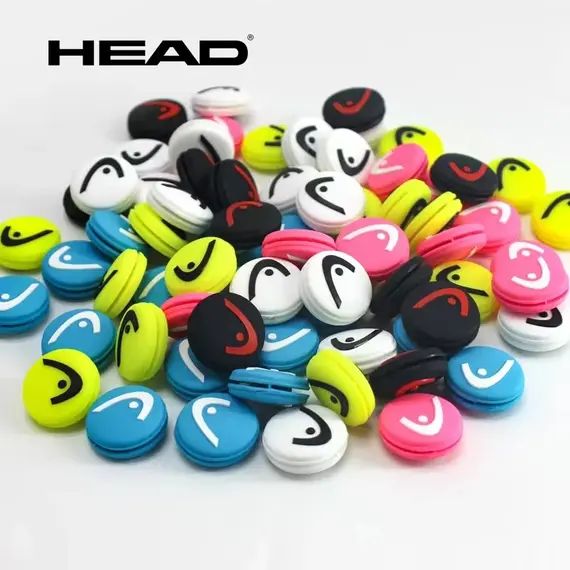 10/2Pcs HEAD Tennis Racquet Vibration Dampeners Silicone Reduce Professional Tennis Racket Accessories Damper Shock Absorber