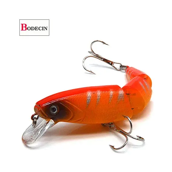 Multi Section Sea Bass Hard Fishing Lures 3D Eyes 1PCS Crankbaits Minnow Swimbait Fake Hard Bait Artificial Wobblers Carp Tackle
