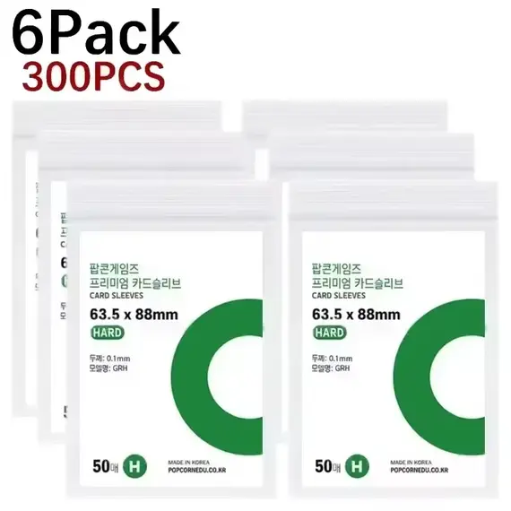 500-1PCS HD Transparent Kpop Idol Card Protective Sleeve Cards Game Poker Waterproof Protector Game Board Photos Holder Sleeves