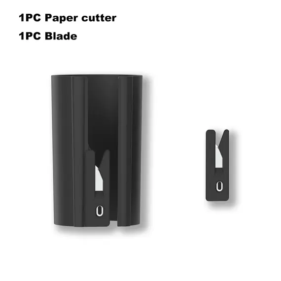 HORN Sliding Wrapping Paper Cutter - Easy-Glide Gift Wrap Trimmer for Christmas & Birthdays, Durable ABS，, Orange/Black