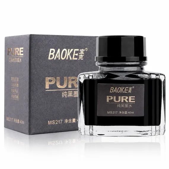 BAOKE 40ml Fountain Pen Ink Bottle Pigment Pure Pen Ink