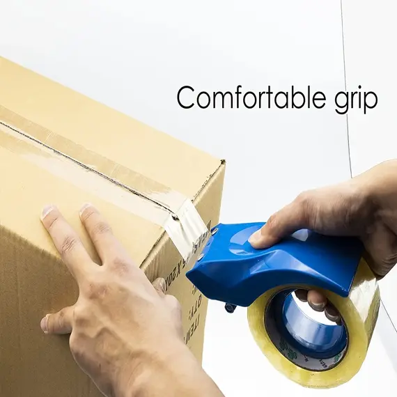 Heavy Duty Shipping Tape Dispenser,Reusable, Replaceable, Eco-Friendly Master Piece Dispenser for Pros with Patented 10° Sloped