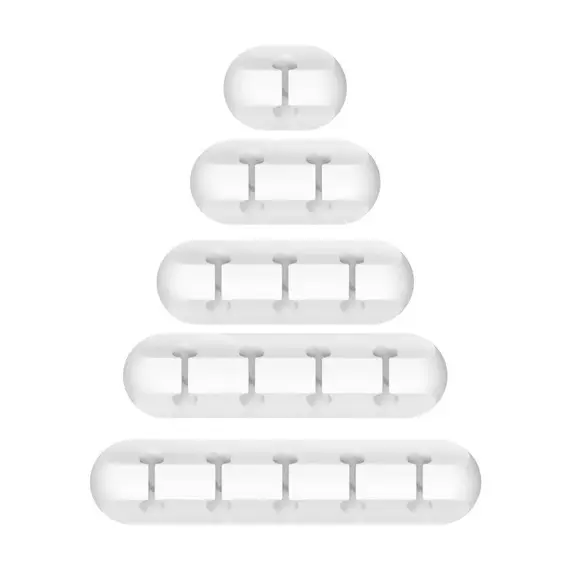 Cable Cord Wire Organizer Silicone USB Cable Winder Management Clips Self Adhesive for Mouse Keyboard Headset Car For iPhone