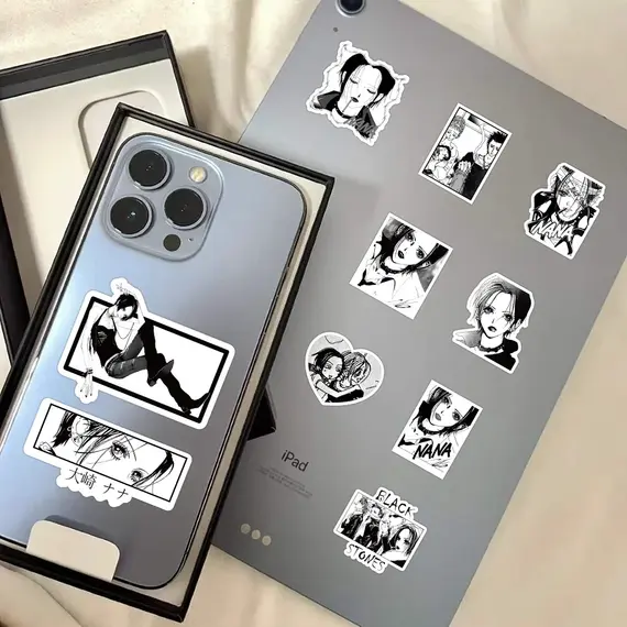30/60/180p Anime NANA Stickers Cool Graffiti Decals DIY Decoration For Phone Laptop Stationery PVC Waterproof Sticker Toys Gift