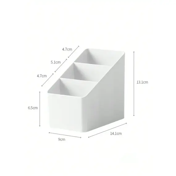 Dormitory living room desktop storage box plastic office cosmetics finishing box remote multi-function finishing storage box bat