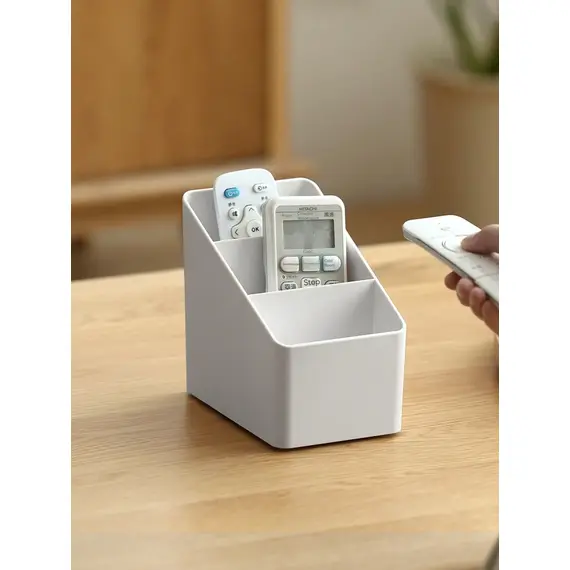 Dormitory living room desktop storage box plastic office cosmetics finishing box remote multi-function finishing storage box bat