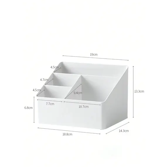 Dormitory living room desktop storage box plastic office cosmetics finishing box remote multi-function finishing storage box bat