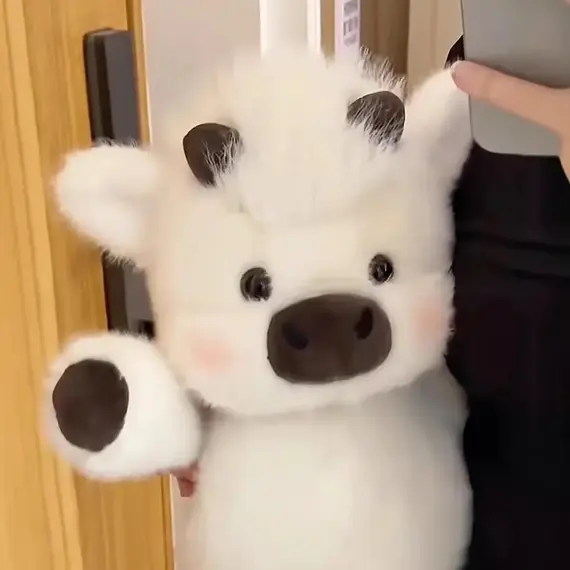 Soft Calf Pig Stuffed Animal Plush Toy Cute Animated Stuffed Animal Pillow Creative Running Pig Plush Toy Gift 17.7inch