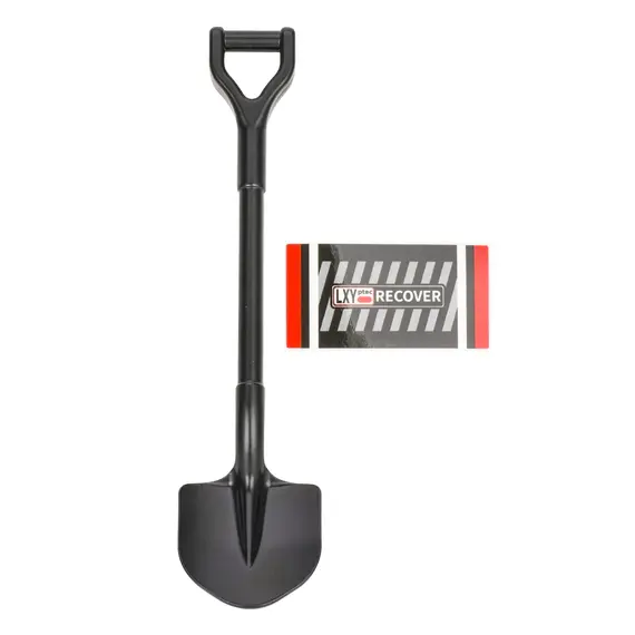 Simulated Metal Shovel Decoration 105x25mm for 1/8 1/10 RC Crawler Car Axial SCX10 TRX4 90046 D90 D110 Redcat TF2 Tamiya CC01