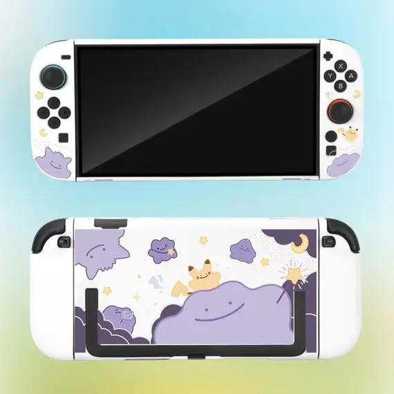 Hot Switch 2 Matte Hard Shell Protective Case Ditto Pattern For Ns 2 Joy Con Handheld Game Console Accessories Periphery