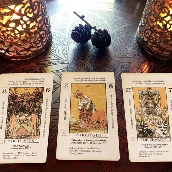 Tarot Card With Meaning On Them Beginner Tarot Keyword Antiqued Tarot Deck Learn Tarot 78 Cards Reversed