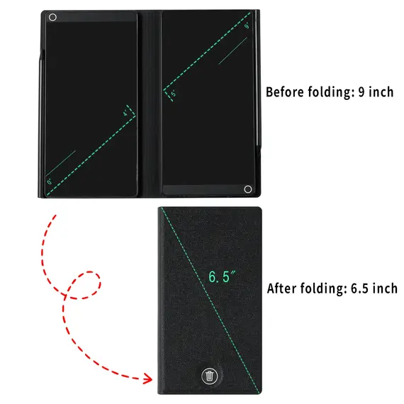 6.5 Inch Mini LCD Writing Tablet Lightweight Notebook & Digital Notepad For Meeting Shopping Study Doodle, Ideal Gift for Adults