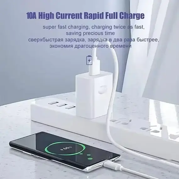 3PCS 6A 100W Type C Super Fast Charging Cable Data Cord For Samsung Huawei Xiaomi Redmi Quick Charing USB C Cables