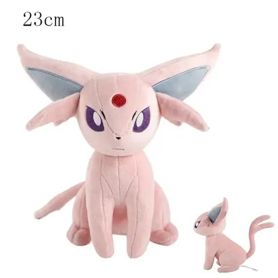 10“ Cartoon Pokemon Soft Plush Dolls Cute Anime Stuffed Toys Pikachu Gengar Espeon Glaceon Umbreon Lovely Gift
