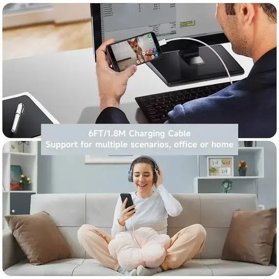 3PCS 6A 100W Type C Super Fast Charging Cable Data Cord For Samsung Huawei Xiaomi Redmi Quick Charing USB C Cables